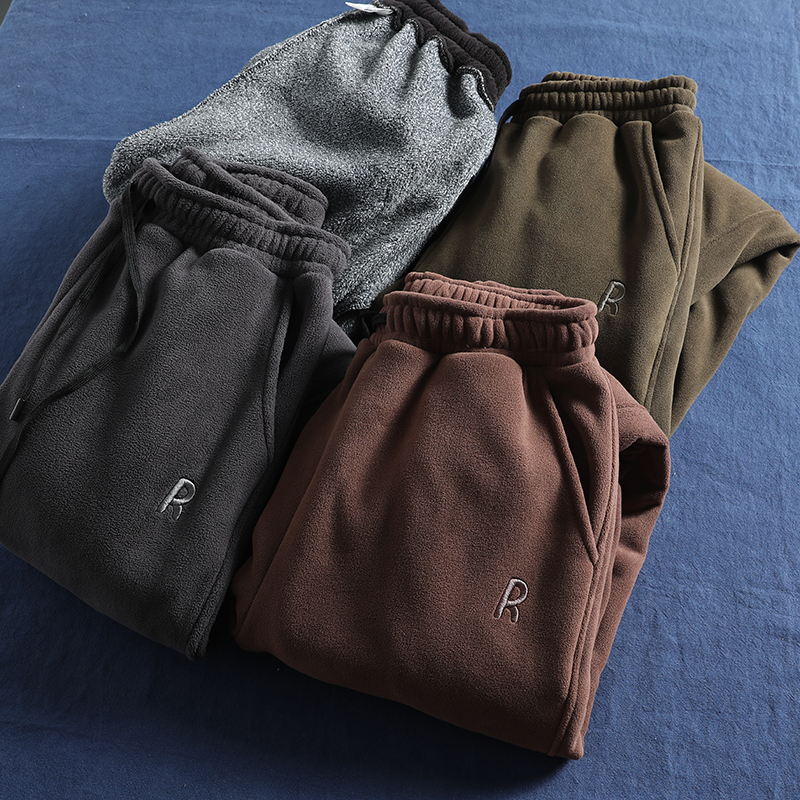 卫裤宽松日常加绒加厚运动裤