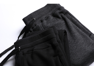 小脚卫裤 潮男休闲束脚裤 加绒保暖运动裤 外贸原单尾货男士