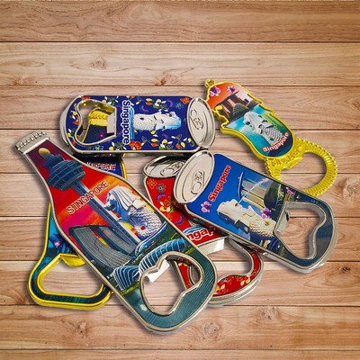 冰箱贴可乐罐新加坡鱼尾狮开瓶器