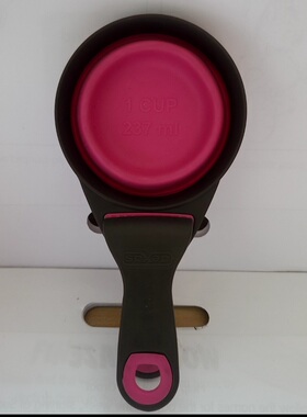 DEXAS宠物外出便携折叠碗 狗狗户外水盆狗旅行饮水器带夹子