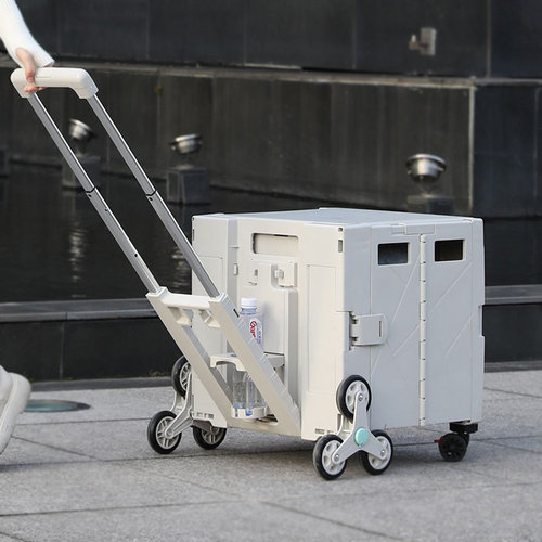 野餐拉杆箱露营收纳箱爬楼梯