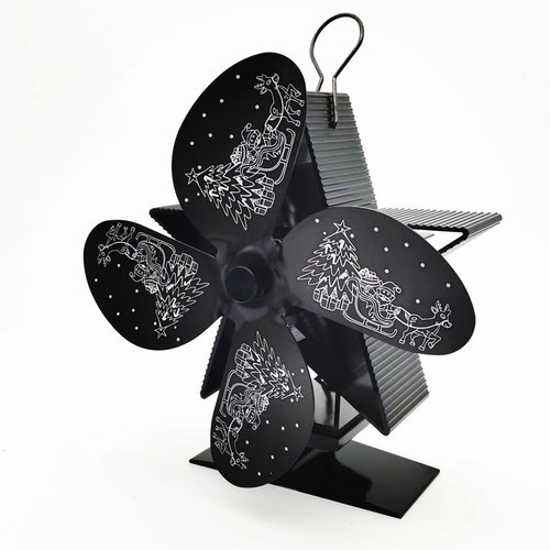 壁炉热能风扇温差发电热能扇