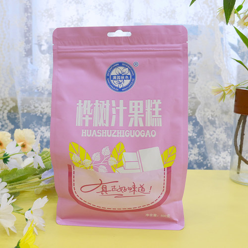 东北特产黑龙江伊春蓝韵森林白桦树汁味果糕小包装零食500克包邮