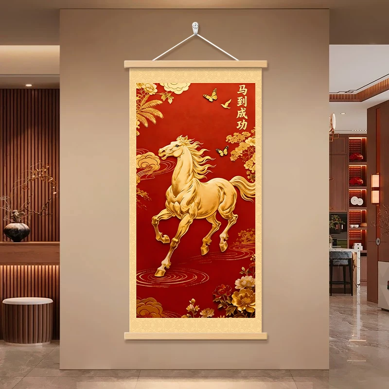 【下单立减50】马到成功吉祥好运挂画背景墙电视墙装饰画_YZ,家居饰品,现代装饰画,淘宝优惠券,粉丝福利购,淘宝优惠卷
