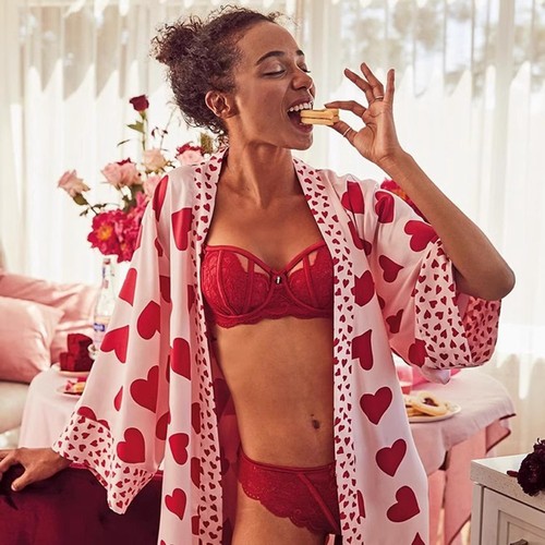 本命年法式经典款蕾丝文胸法式