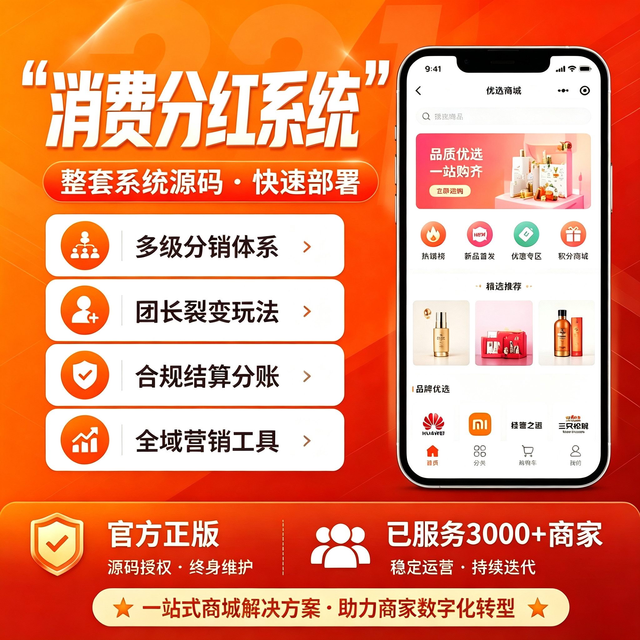 321模式免单消费分红小程序