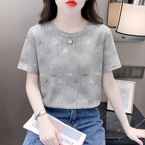 短袖t恤女独特漂亮新款小衫