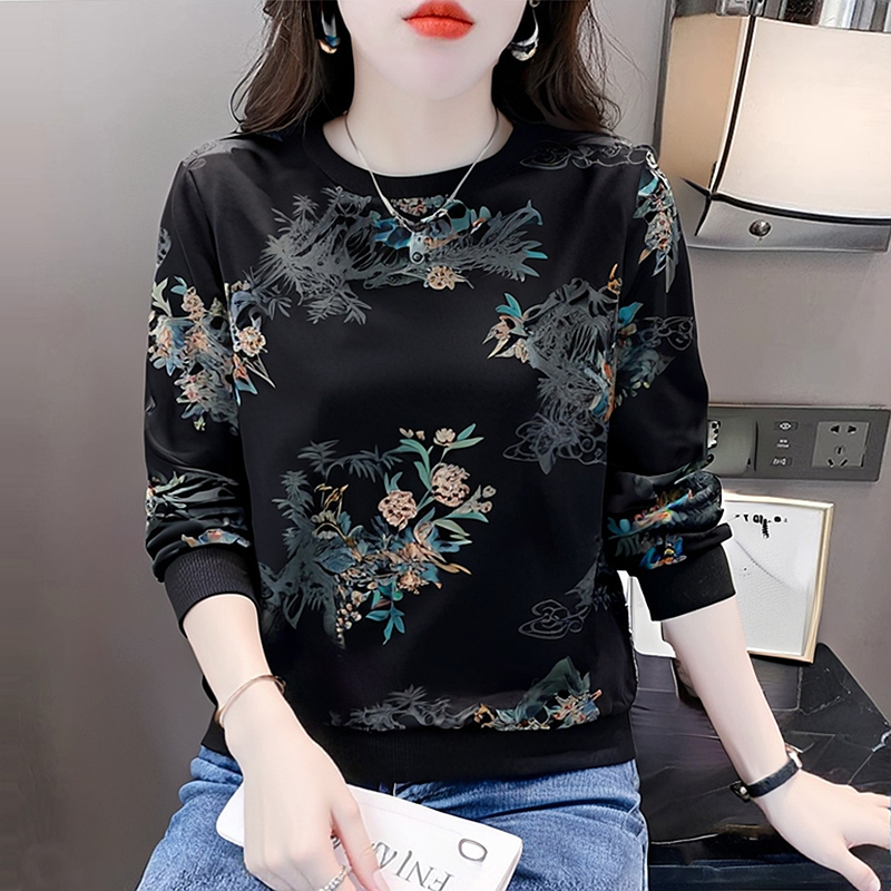 宽松卫衣女时尚减龄百搭长袖上衣
