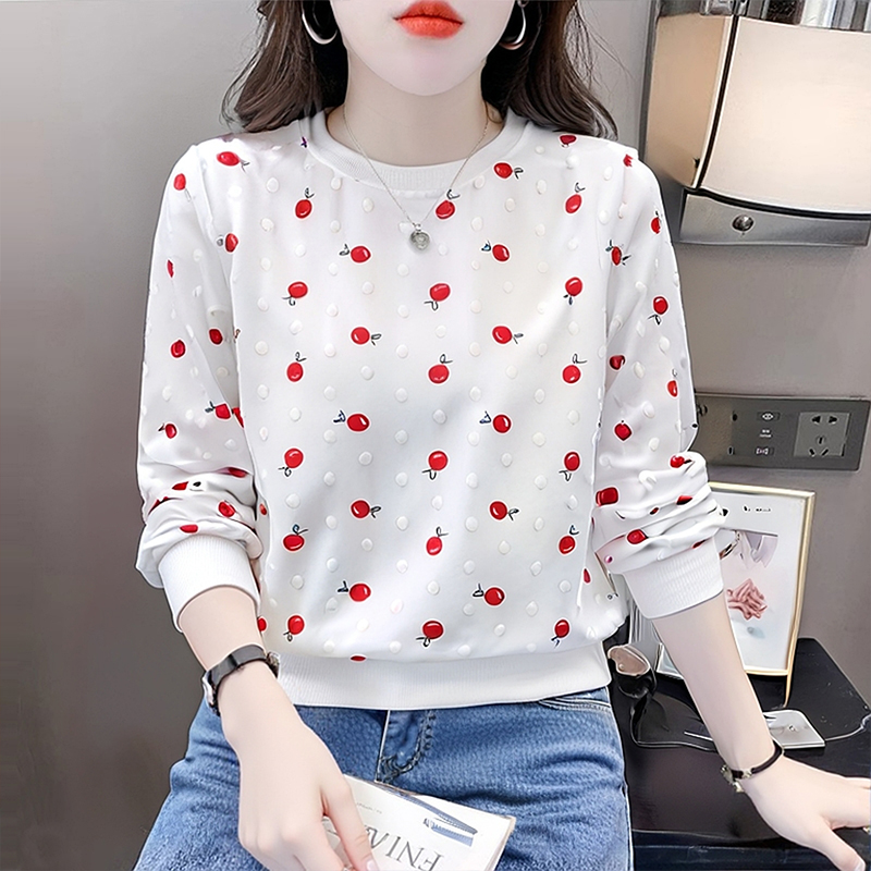 长袖t恤女款秋季宽松衣服女ins潮