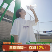 MADE 男生字母印花凉感半袖 索罗娜白色短袖 GOOZI 男夏季 美式 T恤衫