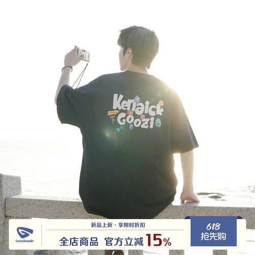 GOOZIMADE卡通印花纯棉短袖T恤