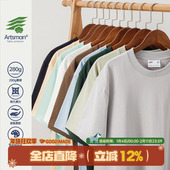 宽松纯色半袖 GOOZI 体恤 t恤男夏季 2026新款 MADE 280g重磅圆领短袖