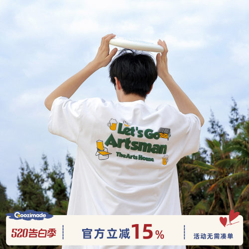 GOOZIMADE日系重磅印花短袖T恤