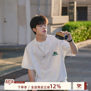 GOOZI MADE 260g重磅T恤男夏季日系男生夏日衣服索罗娜短袖男款