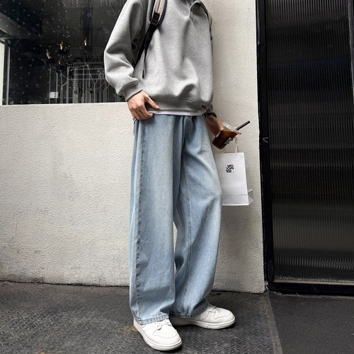 GOOZIMADE美式水洗牛仔裤男夏