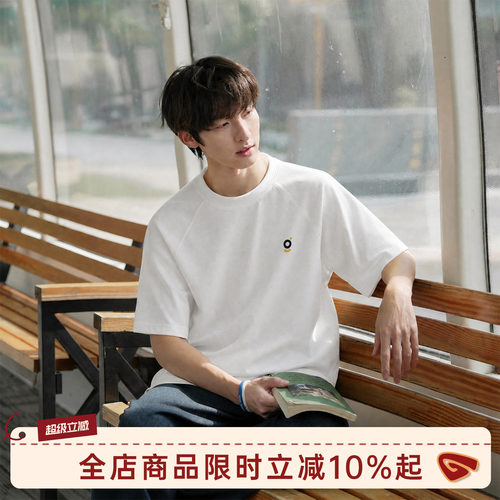 GOOZIMADE复古印花短袖T恤男夏