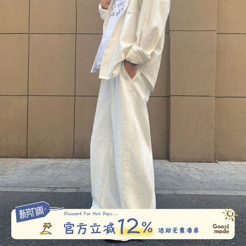 GOOZIMADE美式弯刀休闲裤男秋季