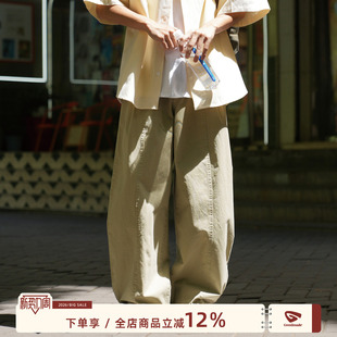 男春秋新款 日系纯棉休闲裤 工装 裤 GOOZI 子男生百搭直筒长裤 MADE