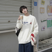 MADE 圣诞刺绣圆领毛衣男冬季 美式 GOOZI 高级感青少年套头针织衫