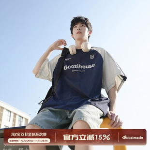 GOOZI MADE 美式重磅短袖T恤男夏季2026新款潮牌纯棉半袖男生上衣
