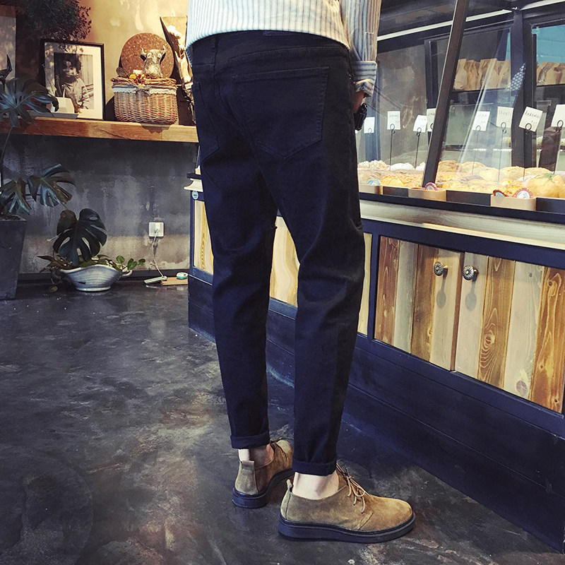 Jeans pour adolescent pieds Slim pour automne - Ref 1480636 Image 4