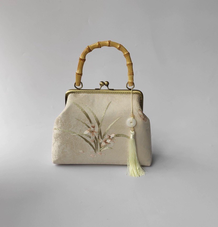 纯手工包国风复古民国口金包手提宴会旗袍汉服女包刺绣包包手拎包