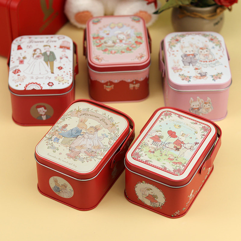 喜糖盒伴手礼盒糖果盒婚庆马口铁