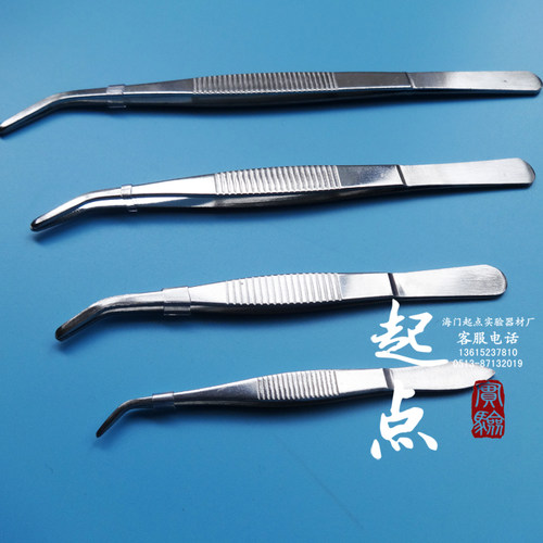 不锈钢弯头镊子10/12.5/16/20/25/30cm