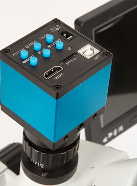 睿鸿显微镜1600万像素荧光数码高清工业相机电子目镜CCD拍照测量金相偏光金相体式荧光偏光sb自动对焦HDMI