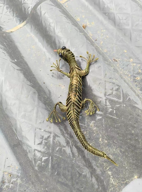 草编壁虎棕编藤编昆虫精品家居