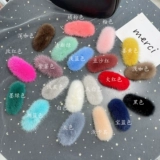 Норковые волосы зажимают корейская простота