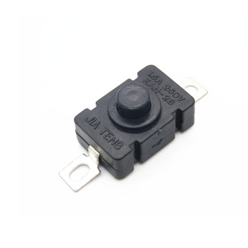 KAN-28 强光手电筒开关1.5A250V 自锁 贴片式 18 x 12mm按钮开关