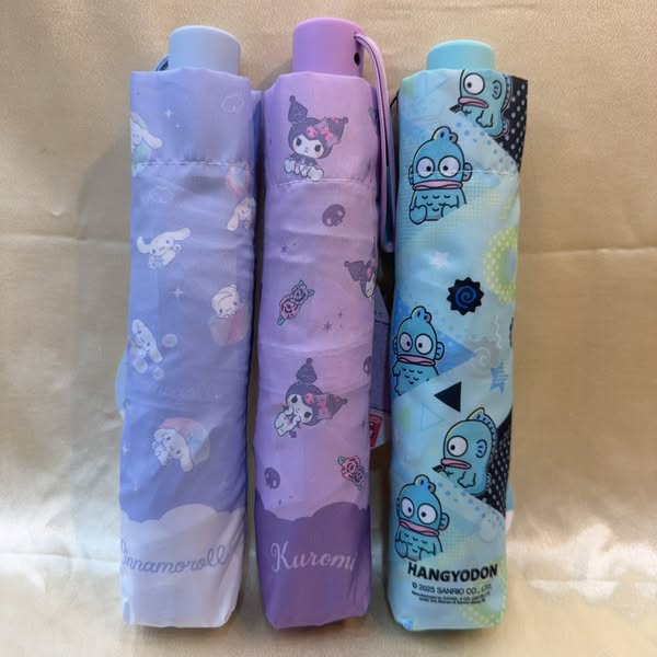 玉桂狗酷洛米丑鱼超轻自动雨伞