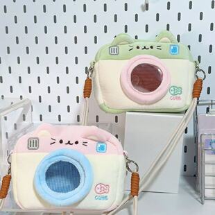 猫范原创相机包斜挎包可调节手机痛包个性学生少女心卡通创意