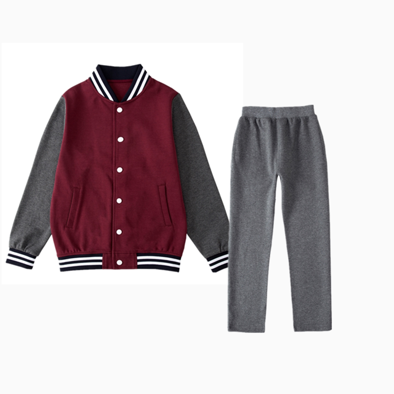 伊顿同款中小学生校服春秋冬季男女款英伦学院风儿童装棒球服套装