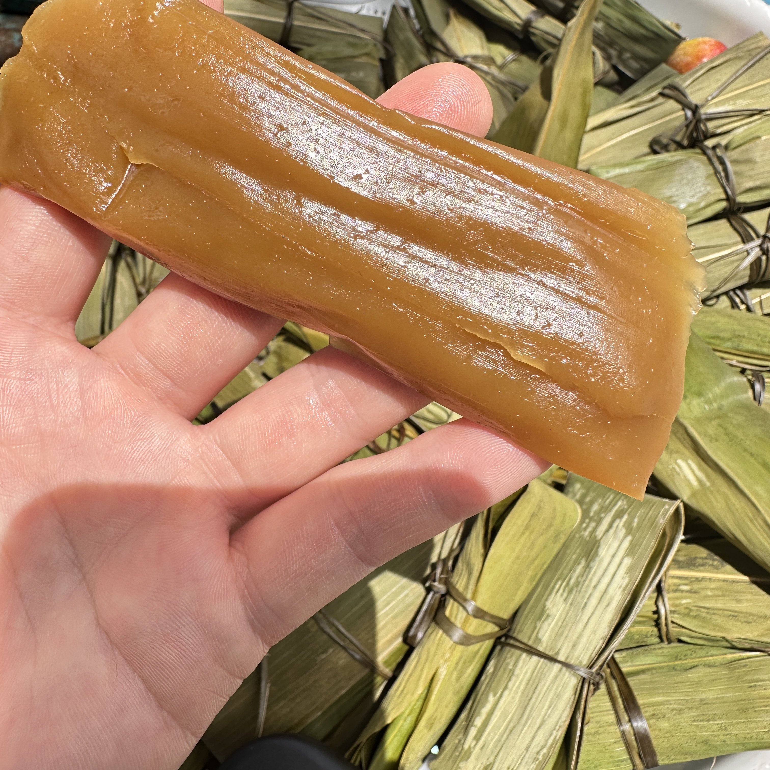 粽叶饼 叶的饼 叶的米谷 粽叶芋头