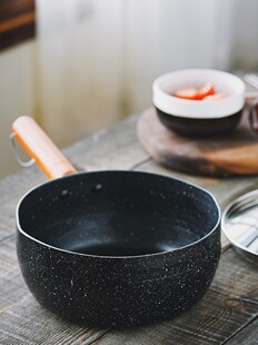 苏安娜日式雪平锅小锅一人食家用煮方便面泡面汤锅热牛奶锅不粘锅