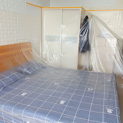 。塑料布床布一次性防尘布膜遮挡灰尘超宽衣服透明搬家胶膜柜子盖