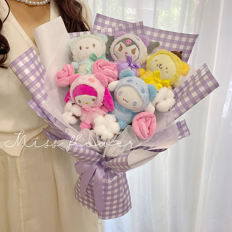 卡通花束三丽鸥库洛米