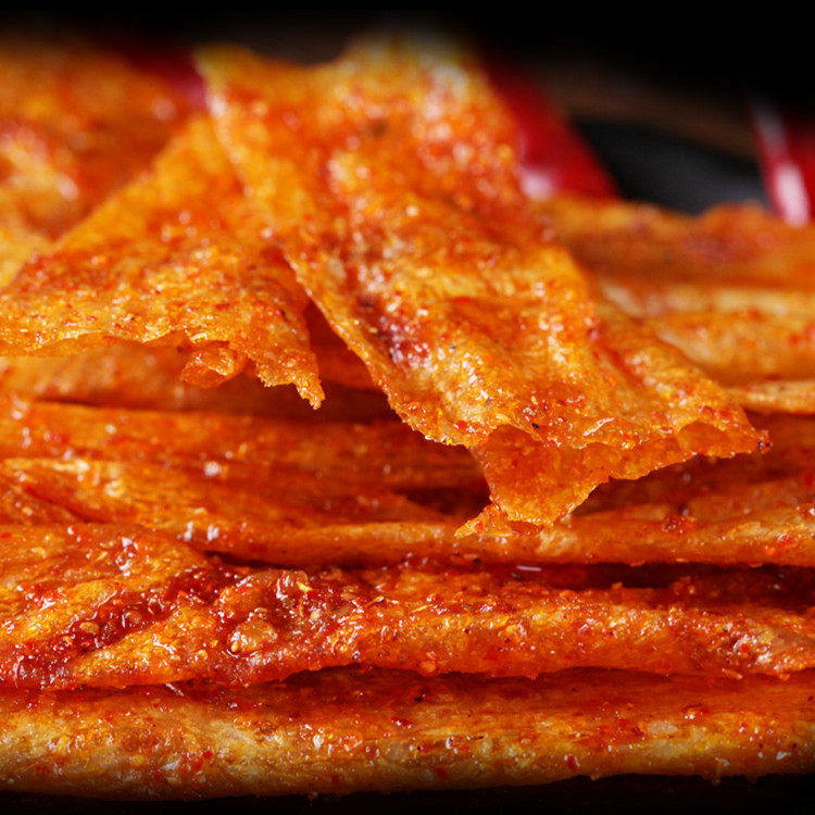 江西新余特产晖映麻辣王豆香干辣片条100克8090后零食手撕豆皮