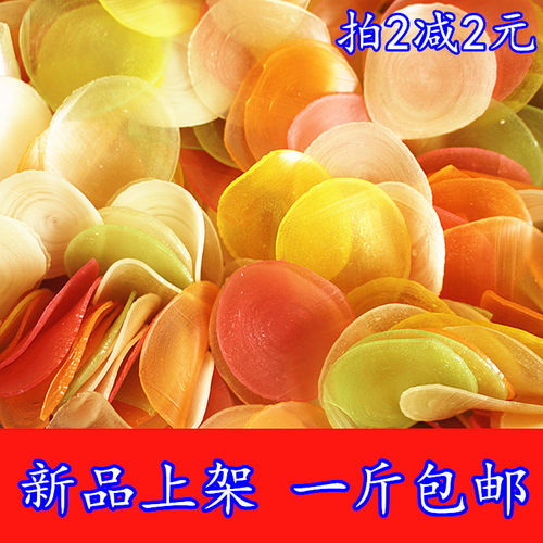 彩色虾片500g包邮龙虾片油炸 自己炸薯条进口虾条DIY食品散装原料 - 封面