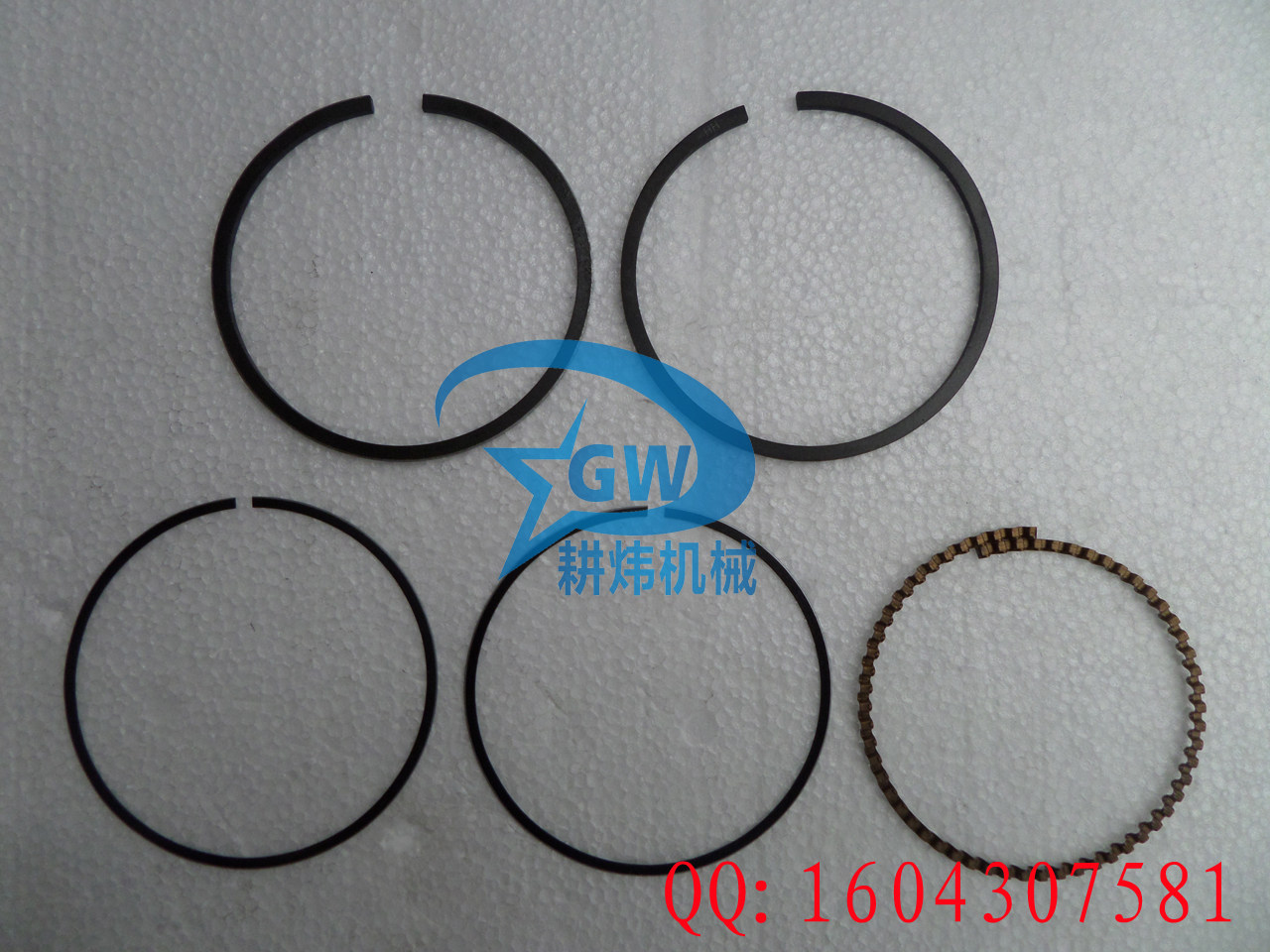 汽油发动机配件 发电机组零部件 GX270 177F活塞环 合金环