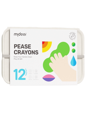 mideer弥鹿儿童豌豆蜡笔