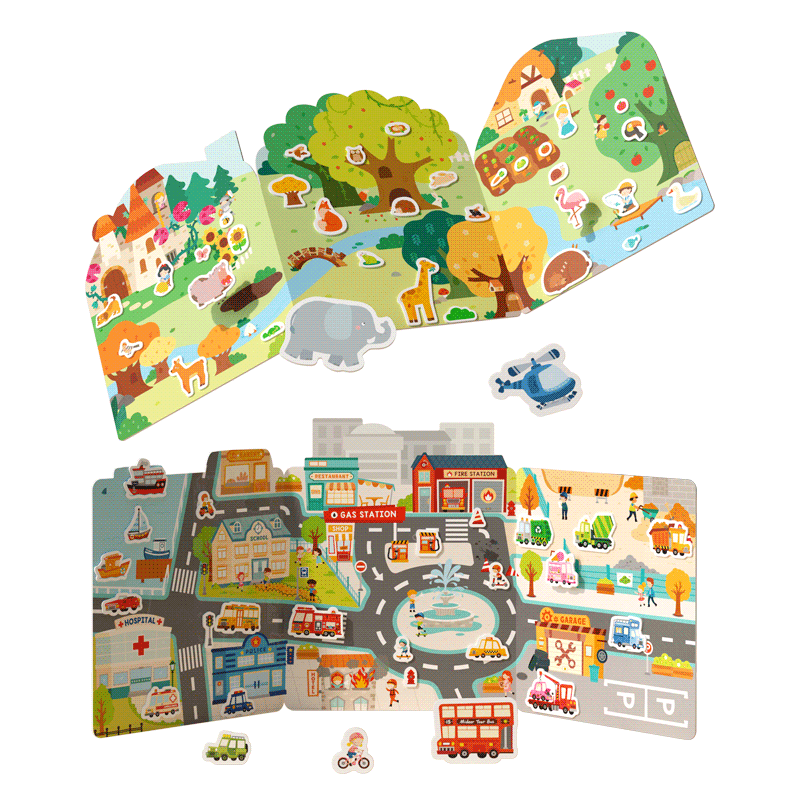 mideer弥鹿果冻贴纸书