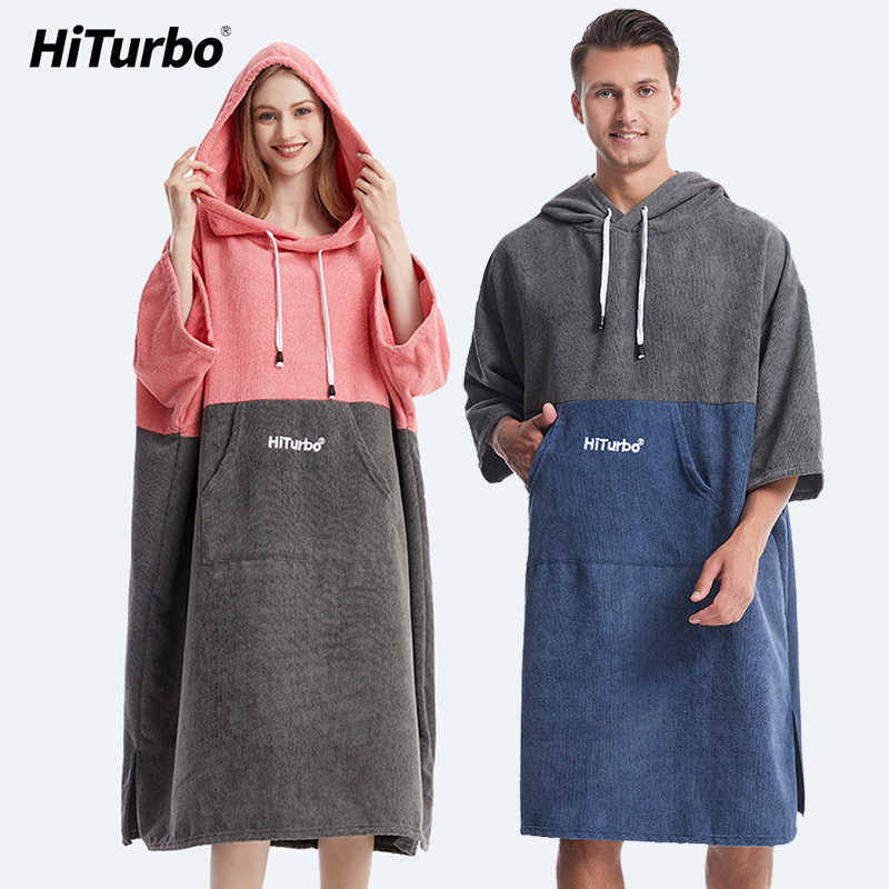 男女游泳速干浴袍吸水浴巾