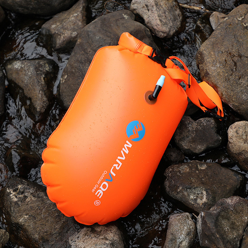 跟屁虫游泳包双气囊成人加厚游泳装备浮漂浮沙滩包漂流袋装衣物