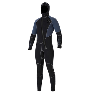 潜水服男5mm专业深潜保暖防寒连体长袖长裤3mm套装蛙人防水母装备