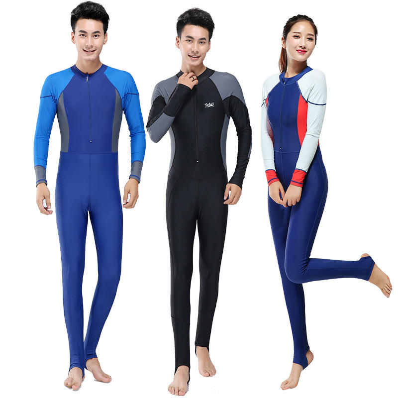 韩版情侣防晒连体潜水服长袖长裤泳衣冬泳衣女浮潜服男防水母衣在类目 户外/登山/野营/旅行用品, 户外服装, 潜水服中 - 来自Buy2taobao.com提供专业的淘宝代购服务