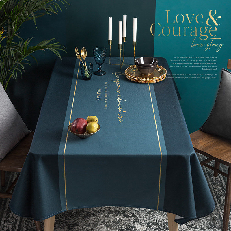 北欧桌布现代轻奢防水防油免洗防烫餐桌布布艺棉麻长方形茶几台布,居家布艺,桌布,淘宝优惠券,粉丝福利购,淘宝优惠卷