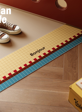 包豪斯门槛石门口地垫过门石超窄长条浴室卫生间防滑吸水脚垫子